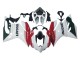 Preisgünstige Ducati Panigale 899 Motorrad Verkleidung 2011-2014 - Weiss Rot Glanzendes Schwarz
