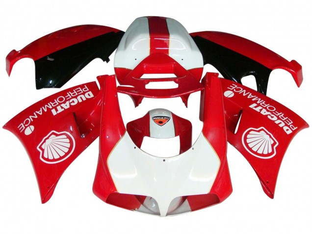Preisgünstige Ducati 959/1299 Motorrad Verkleidung 2015-2020 - Weiss Rot Glanzendes Schwarz Performance