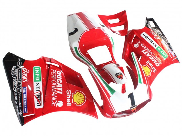 Preisgünstige Ducati 748/916/996/998 Motorrad Verkleidung 1993-2005 - Weiss Rot Gelb Grun Glanzendes Schwarz Performance