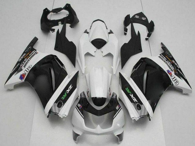 Preisgünstige Kawasaki EX250 Motorrad Verkleidung 2008-2012 - Weiss Schwarz Grun