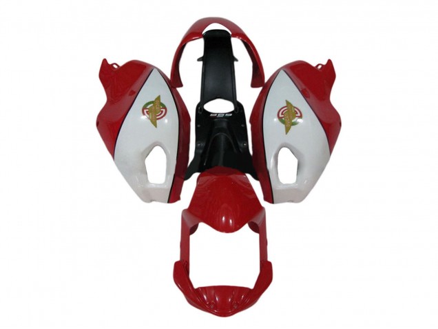 Preisgünstige Ducati Monster 696 796 1100 1100S Motorrad Verkleidung 2008-2012 - Weiss Rot