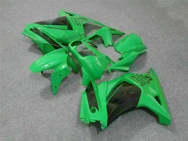 Preisgünstige Kawasaki EX250 Motorrad Verkleidung 2008-2012 - Grun Schwarz