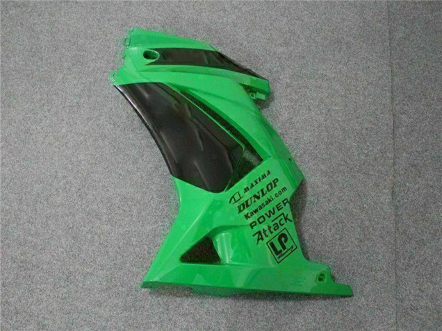Preisgünstige Kawasaki EX250 Motorrad Verkleidung 2008-2012 - Grun Schwarz