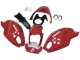 Preisgünstige Ducati Monster 696 796 1100 1100S Motorrad Verkleidung 2008-2012 - Rot Weiss