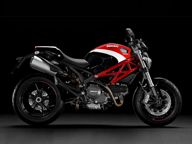 Preisgünstige Ducati Monster 696 796 1100 1100S Motorrad Verkleidung 2008-2012 - Weiss Rot
