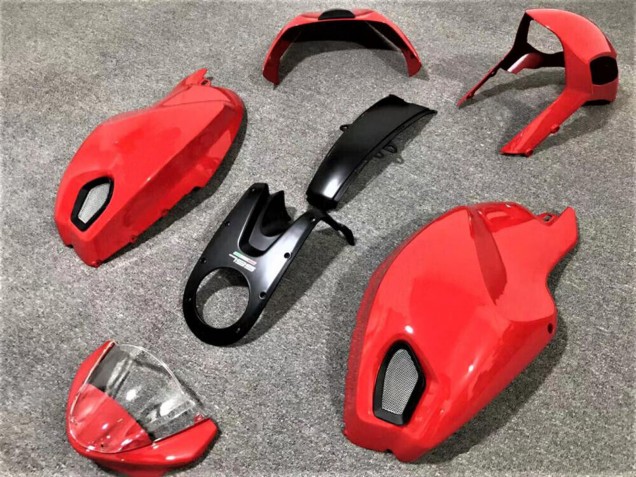 Preisgünstige Ducati Monster 696 796 1100 1100S Motorrad Verkleidung 2008-2012 - Rot