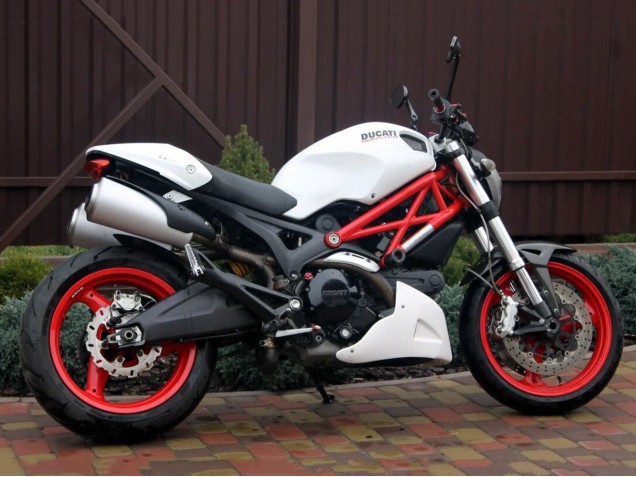 Preisgünstige Ducati Monster 696 796 1100 1100S Motorrad Verkleidung 2008-2012 - Weiss