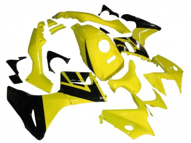 Preisgünstige Honda CBR125R Motorrad Verkleidung 2002-2006 - Gelb Glanzendes Schwarz