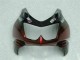 Preisgünstige Kawasaki EX250 Motorrad Verkleidung 2008-2012 - Glanzendes Schwarz Kastanienbraun Rot