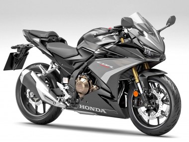 Preisgünstige Honda CBR500R Motorrad Verkleidung 2022-2023 - Silber Grau Matt Schwarz
