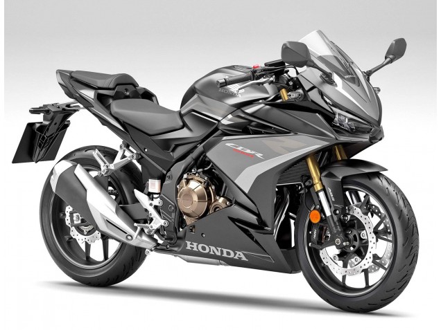 Preisgünstige Honda CBR500R Motorrad Verkleidung 2022-2023 - Silber Grau Matt Schwarz