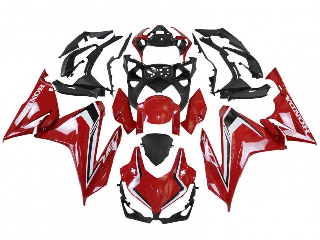 Preisgünstige Honda CBR500R Motorrad Verkleidung 2022-2023 - Rot Weiss Schwarz