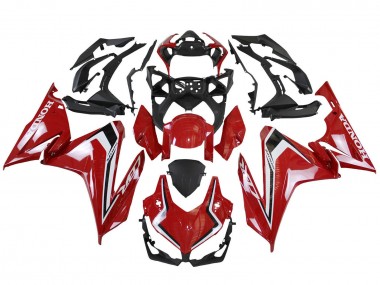 Preisgünstige Honda CBR500R Motorrad Verkleidung 2022-2023 - Rot Weiss Schwarz