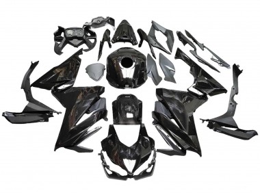Preisgünstige Honda CBR500R Motorrad Verkleidung 2022-2023 - Glanzendes Schwarz