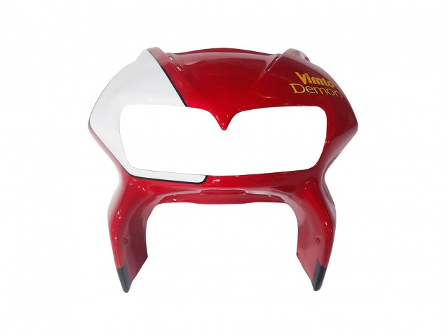 Preisgünstige Honda VFR 800 Motorrad Verkleidung 1998-2001 - Rot Weiss Glanzendes Schwarz Vimto