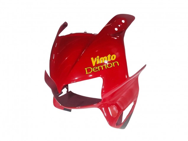 Preisgünstige Honda VFR 800 Motorrad Verkleidung 1998-2001 - Rot Weiss Glanzendes Schwarz Vimto