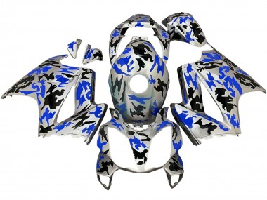 Preisgünstige Honda VFR 800 Motorrad Verkleidung 2002-2013 - Silber Schwarz Blau Camouflage