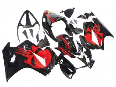 Preisgünstige Honda VFR 800 Motorrad Verkleidung 2002-2013 - Glanzendes Schwarz Rot