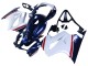 Preisgünstige Honda VFR 800 Motorrad Verkleidung 2002-2013 - Weiss Rot Dunkel Blau
