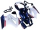 Preisgünstige Honda VFR 800 Motorrad Verkleidung 2002-2013 - Weiss Rot Dunkel Blau