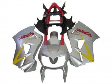 Preisgünstige Honda VFR 800 Motorrad Verkleidung 2002-2013 - Silber Rot Gelb