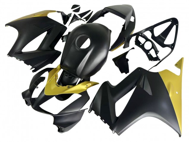 Preisgünstige Honda VFR 800 Motorrad Verkleidung 2002-2013 - Gelb Matt Schwarz