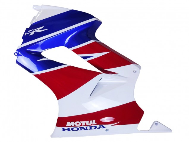 Preisgünstige Honda VFR 800 Motorrad Verkleidung 2002-2013 - Weiss Rot Blau Motul