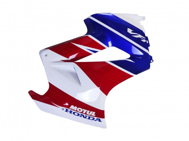 Preisgünstige Honda VFR 800 Motorrad Verkleidung 2002-2013 - Weiss Rot Blau Motul