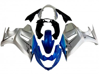 Preisgünstige Suzuki GSX650F Motorrad Verkleidung 2008-2013 - Silber Blau