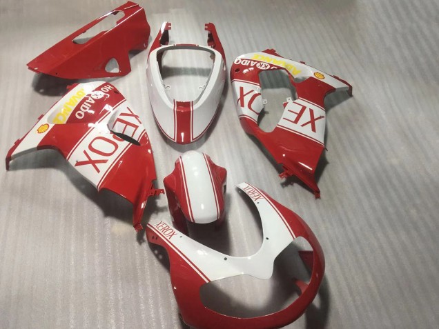 Preisgünstige Suzuki TL1000R Motorrad Verkleidung 1998-2003 - Weiss Rot Gelb Xerox