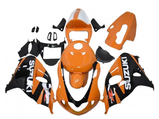 Preisgünstige Suzuki TL1000R Motorrad Verkleidung 1998-2003 - Orange Schwarz Weiss
