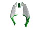Preisgünstige Kawasaki ZX7R Motorrad Verkleidung 1996-2003 - Weiss Grun Schwarz