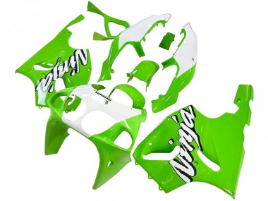 Preisgünstige Kawasaki ZX7R Motorrad Verkleidung 1996-2003 - Weiss Grun