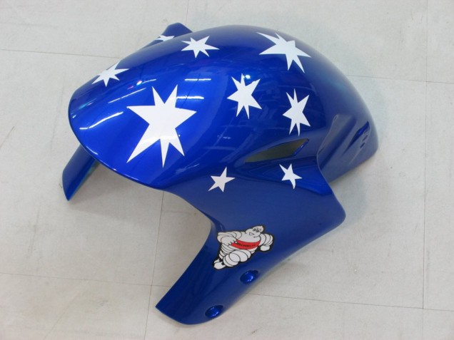 Preisgünstige Honda CBR1000RR Motorrad Verkleidung 2004-2005 - Weiss Rot Glanzendes Schwarz Blau Stern