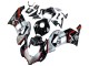 Preisgünstige Honda CBR1000RR Motorrad Verkleidung 2004-2005 - Silber Glanzendes Schwarz Rot Streifen