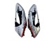 Preisgünstige Honda CBR1000RR Motorrad Verkleidung 2004-2005 - Silber Glanzendes Schwarz Rot Streifen
