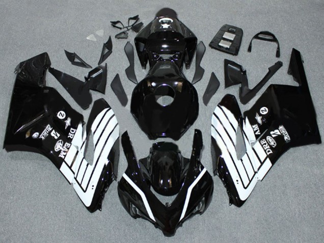 Preisgünstige Honda CBR1000RR Motorrad Verkleidung 2004-2005 - Glanzendes Schwarz Weiss