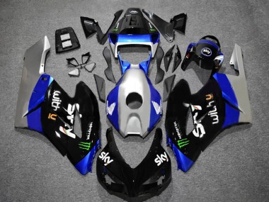 Preisgünstige Honda CBR1000RR Motorrad Verkleidung 2004-2005 - Silber Blau Glanzendes Schwarz Grun Monster Sky