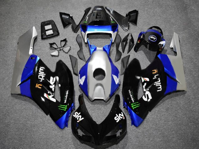 Preisgünstige Honda CBR1000RR Motorrad Verkleidung 2004-2005 - Silber Blau Glanzendes Schwarz Grun Monster Sky