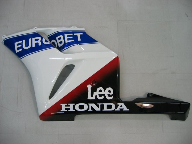 Preisgünstige Honda CBR1000RR Motorrad Verkleidung 2004-2005 - Weiss Blau Rot Glanzendes Schwarz Stern EuroBet Lee