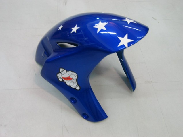 Preisgünstige Honda CBR1000RR Motorrad Verkleidung 2004-2005 - Weiss Blau Rot Glanzendes Schwarz Stern EuroBet Lee