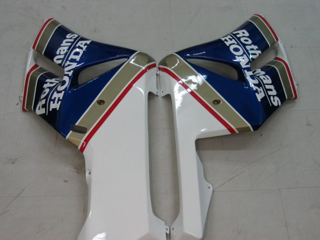 Preisgünstige Honda CBR1000RR Motorrad Verkleidung 2004-2005 - Weiss Blau Gold Rothmans