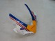 Preisgünstige Honda CBR1000RR Motorrad Verkleidung 2004-2005 - Weiss Blau Gold Rothmans