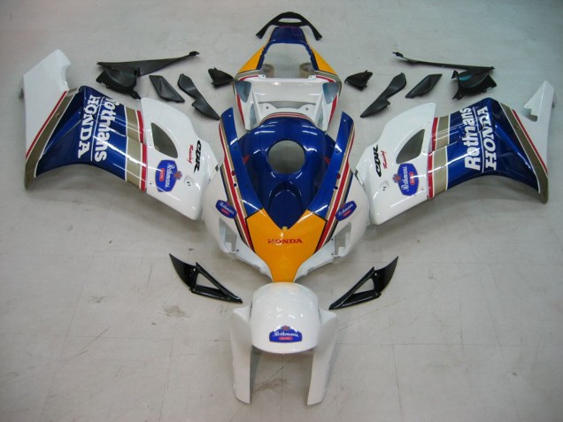 Preisgünstige Honda CBR1000RR Motorrad Verkleidung 2004-2005 - Weiss Blau Gold Rothmans