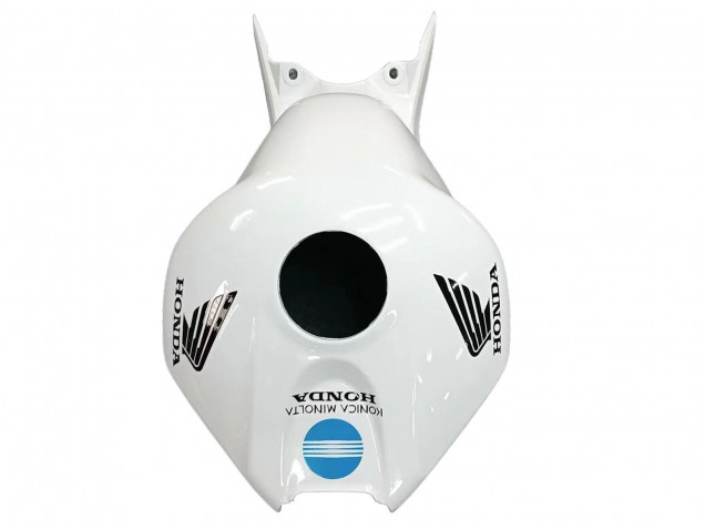 Preisgünstige Honda CBR1000RR Motorrad Verkleidung 2004-2005 - Weiss Hellblau Gelb Schwarz Konica Minolta
