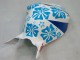 Preisgünstige Honda CBR1000RR Motorrad Verkleidung 2004-2005 - Weiss Blau Schnee Nastro Azzurro 46