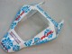 Preisgünstige Honda CBR1000RR Motorrad Verkleidung 2004-2005 - Weiss Blau Schnee Nastro Azzurro 46