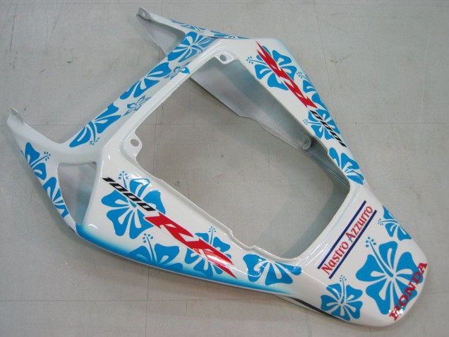 Preisgünstige Honda CBR1000RR Motorrad Verkleidung 2004-2005 - Weiss Blau Schnee Nastro Azzurro 46