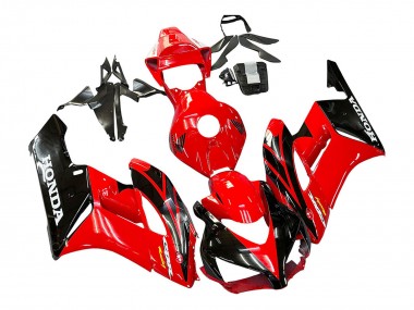Preisgünstige Honda CBR1000RR Motorrad Verkleidung 2004-2005 - Rot Glanzendes Schwarz Rennen
