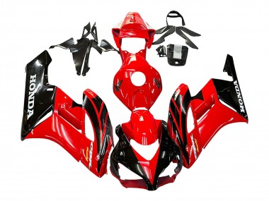 Preisgünstige Honda CBR1000RR Motorrad Verkleidung 2004-2005 - Rot Glanzendes Schwarz Rennen